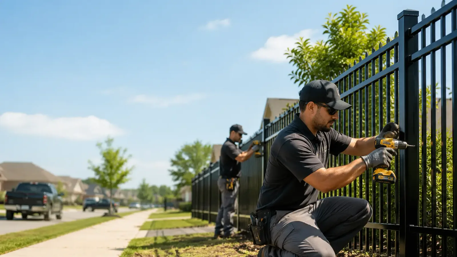 Metal Fence Installation in Dawson, TX